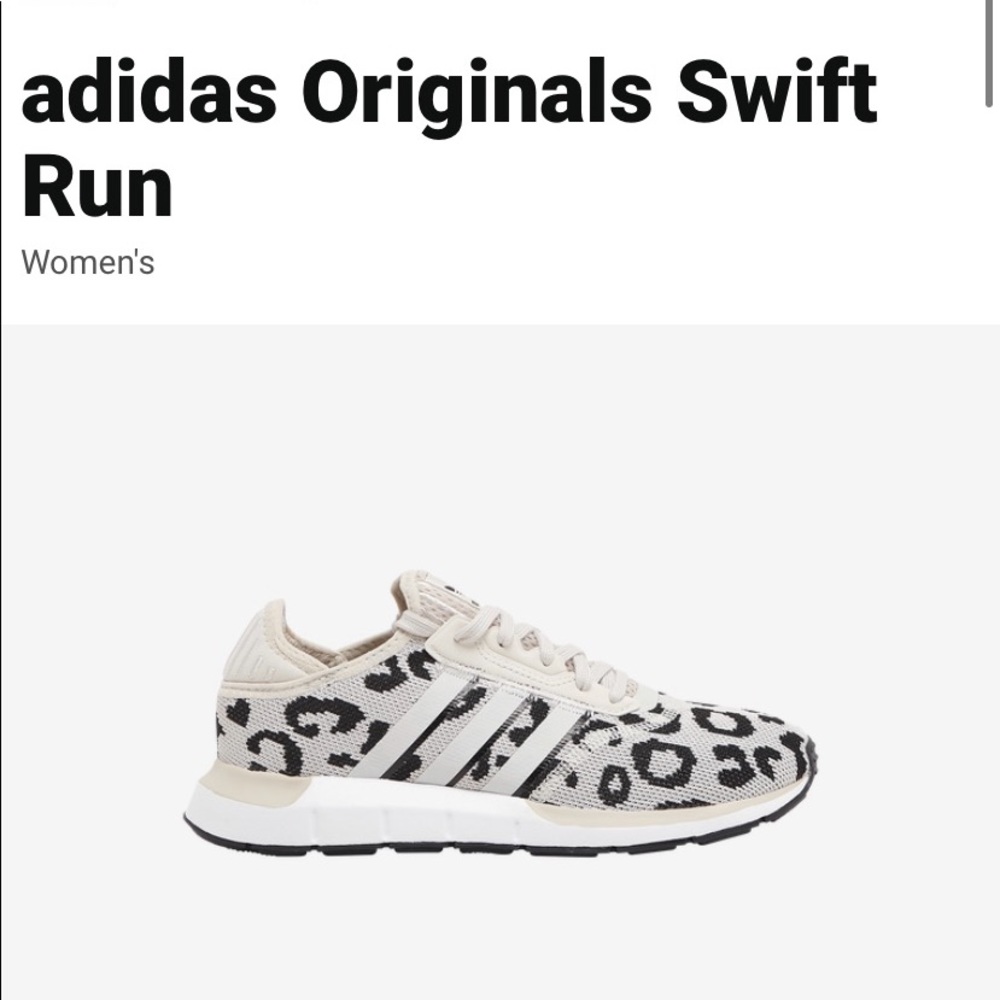 Adidas Original Swift Run Leopard Sneaker
Size 7.5